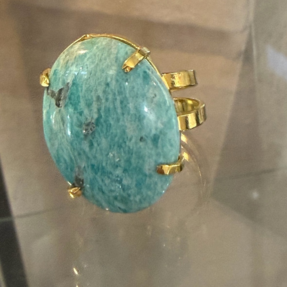 Amazonite Ring (Adjustable) - image 2